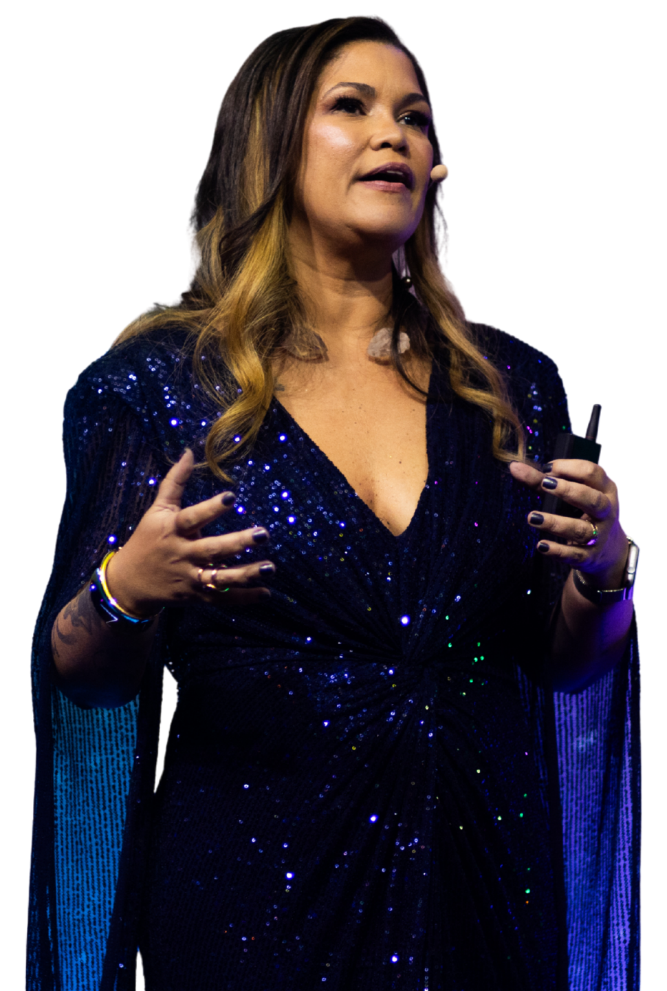 Isabele Moreira no palco
